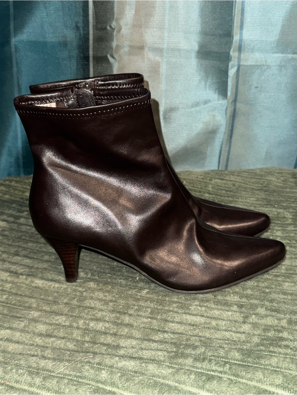 Impo Women's Dark Brown Pointed Toe Ankle Booties